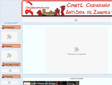 Tablet Screenshot of casidazamora.org